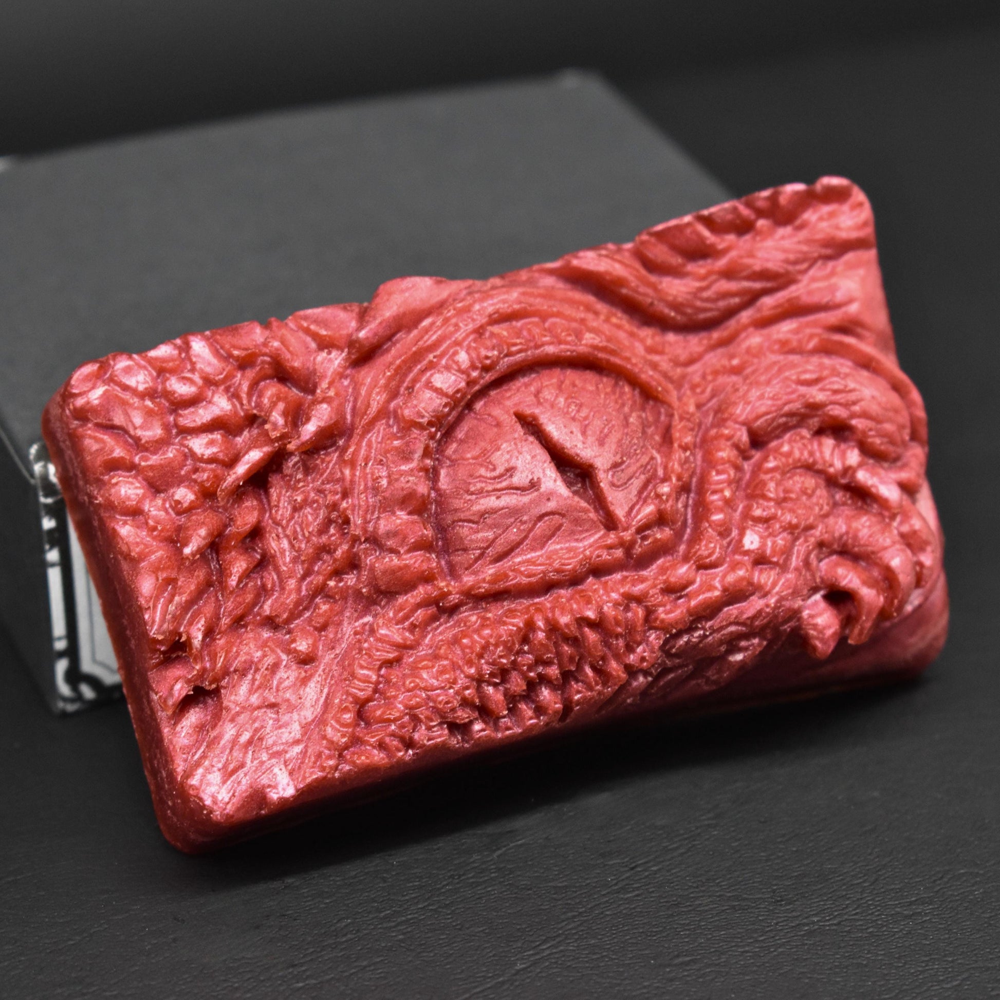 Hibiscus Dragons Blood Herb Infused Handmade Soap 140g