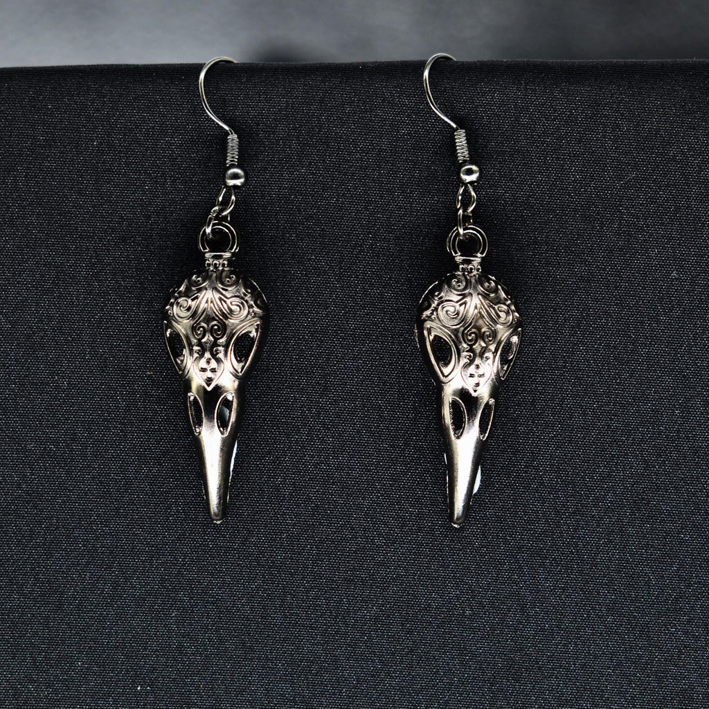 Raven Gun Black Hook Earring Set