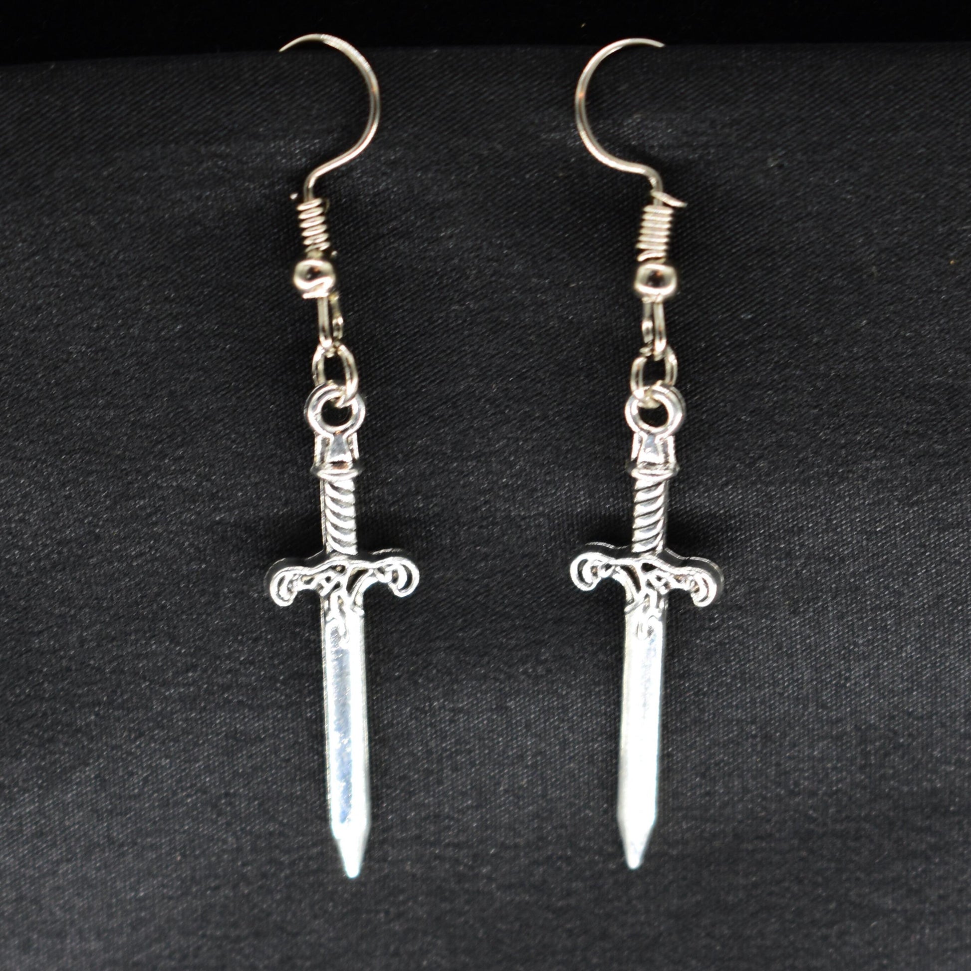 Elven Mystic Dagger Hook Earrings