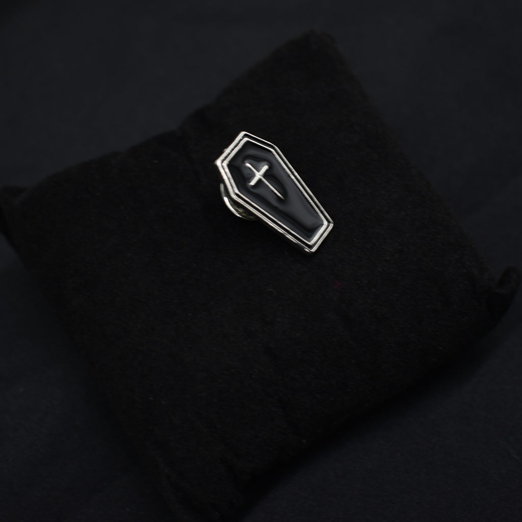 Coffin Pin Badge