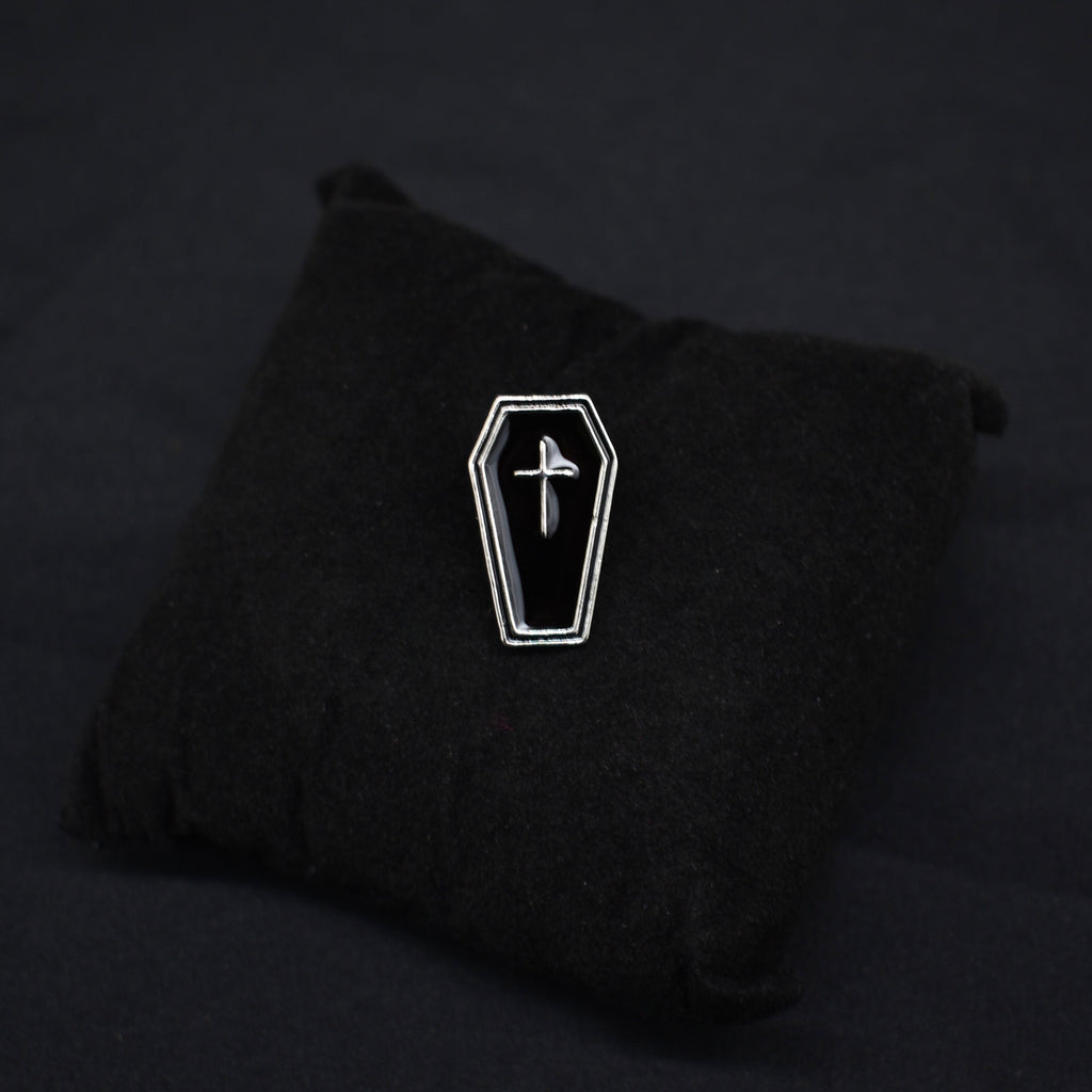 Coffin Pin Badge
