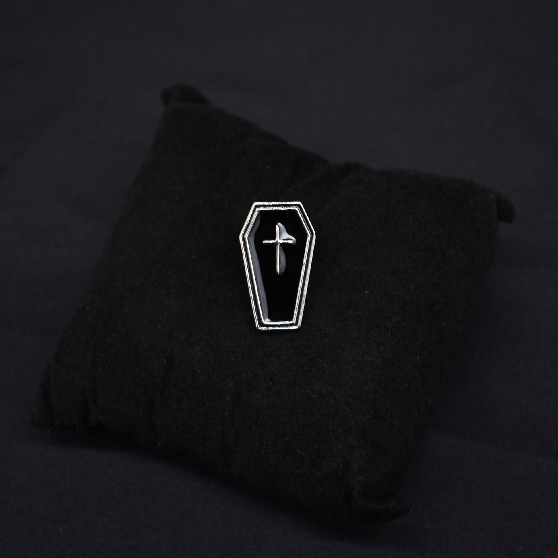 Coffin Pin Badge