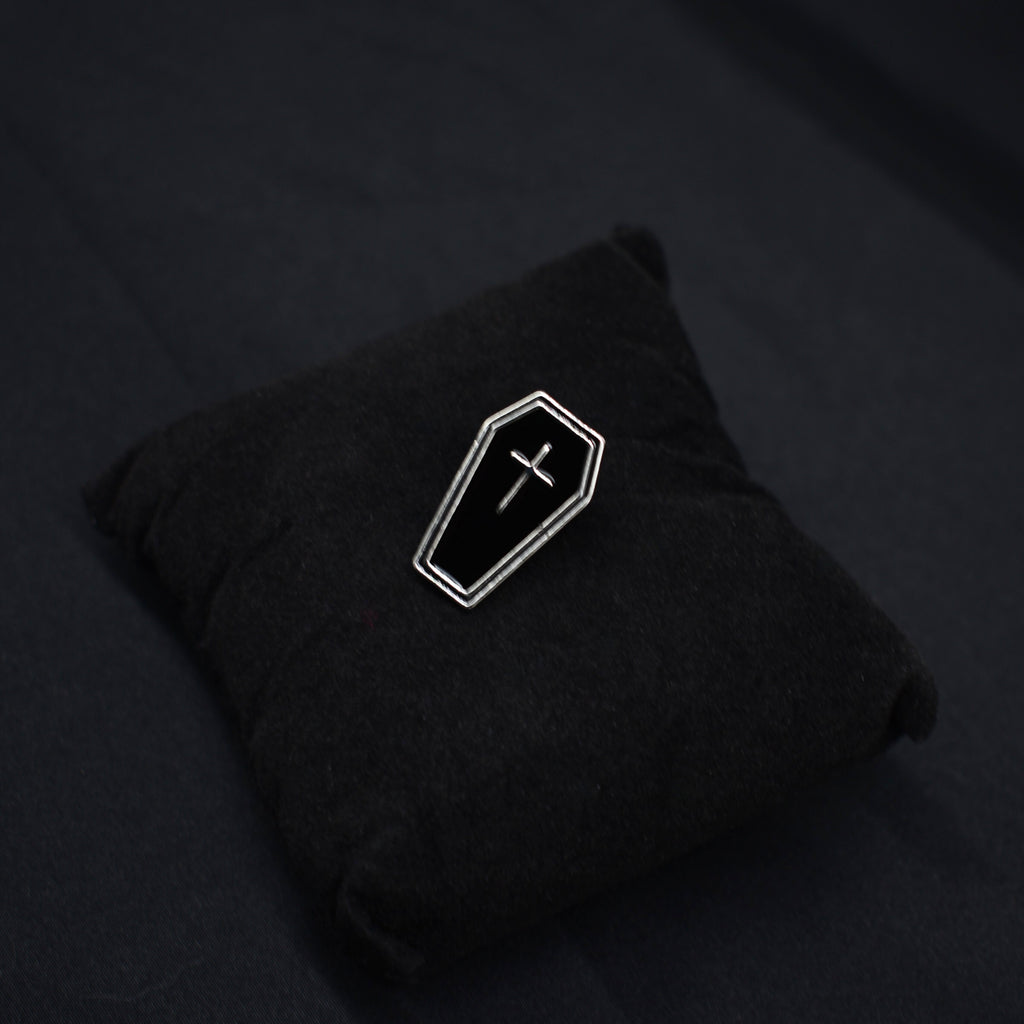Coffin Pin Badge