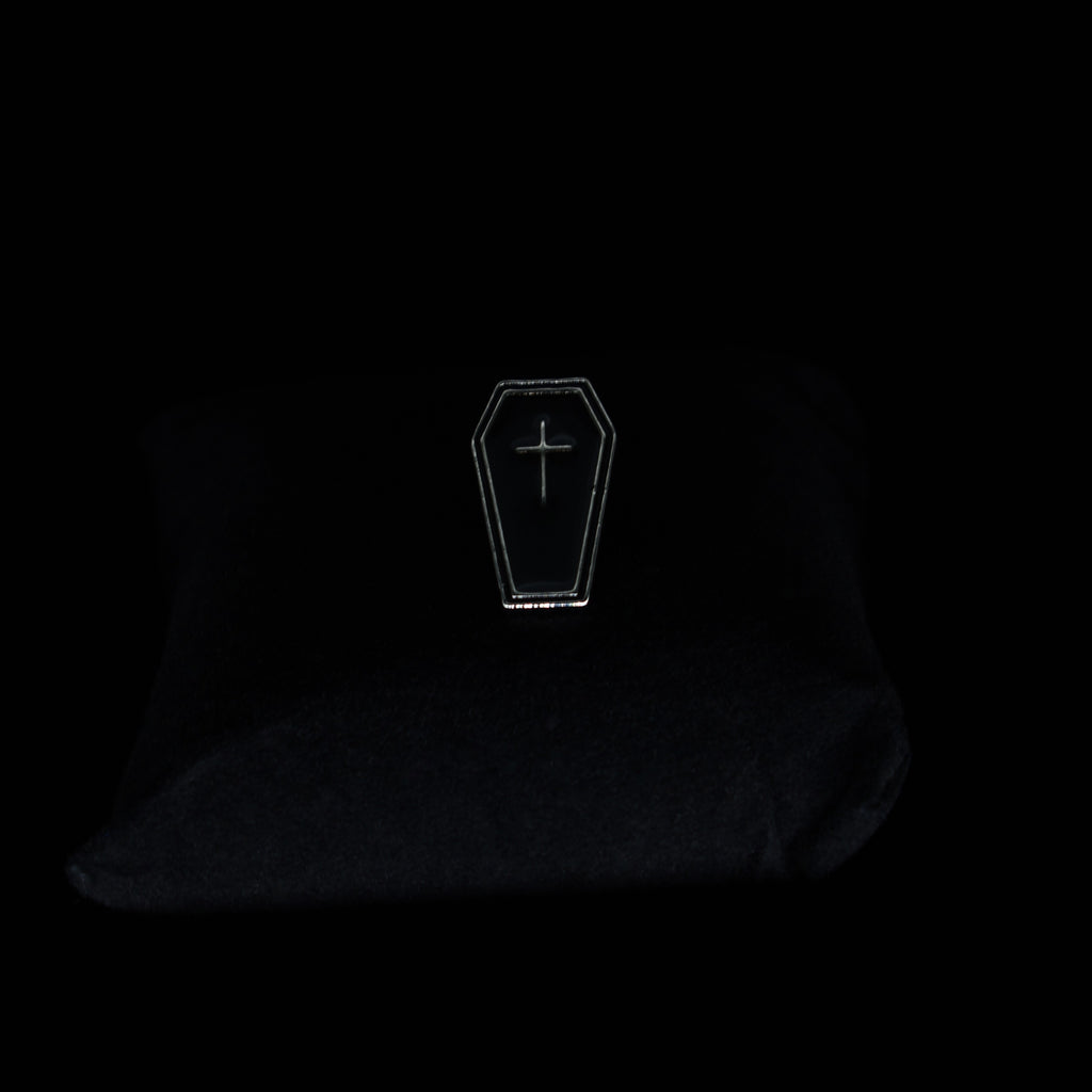 Coffin Pin Badge