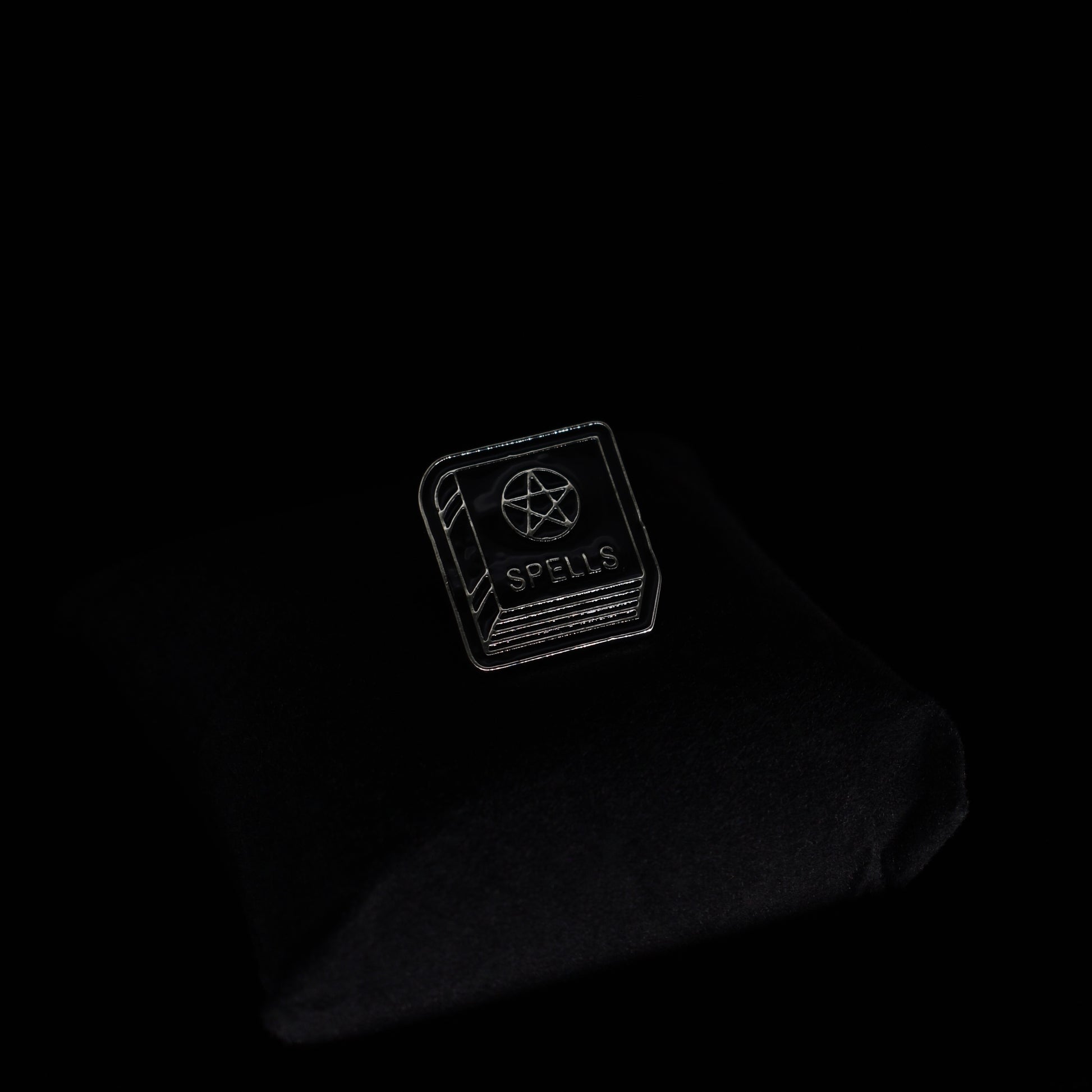 Spell Book Pentagram Pin Badge