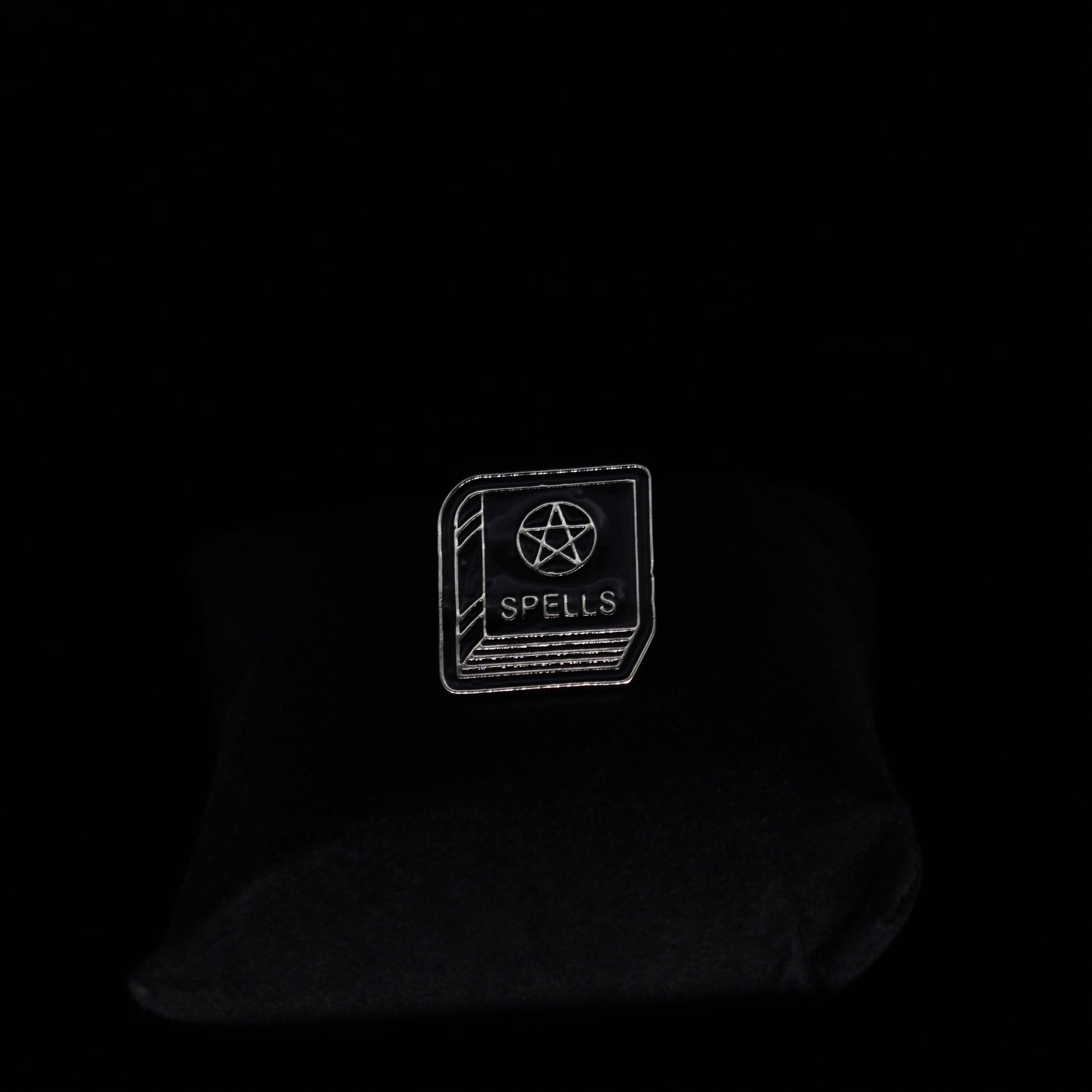 Spell Book Pentagram Pin Badge