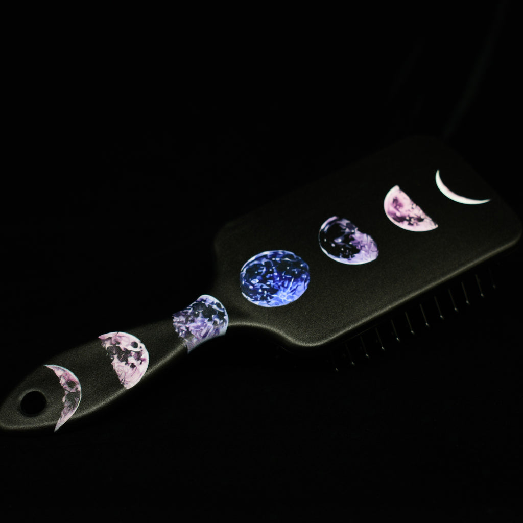 Gradient Moon Phase Hair Brush