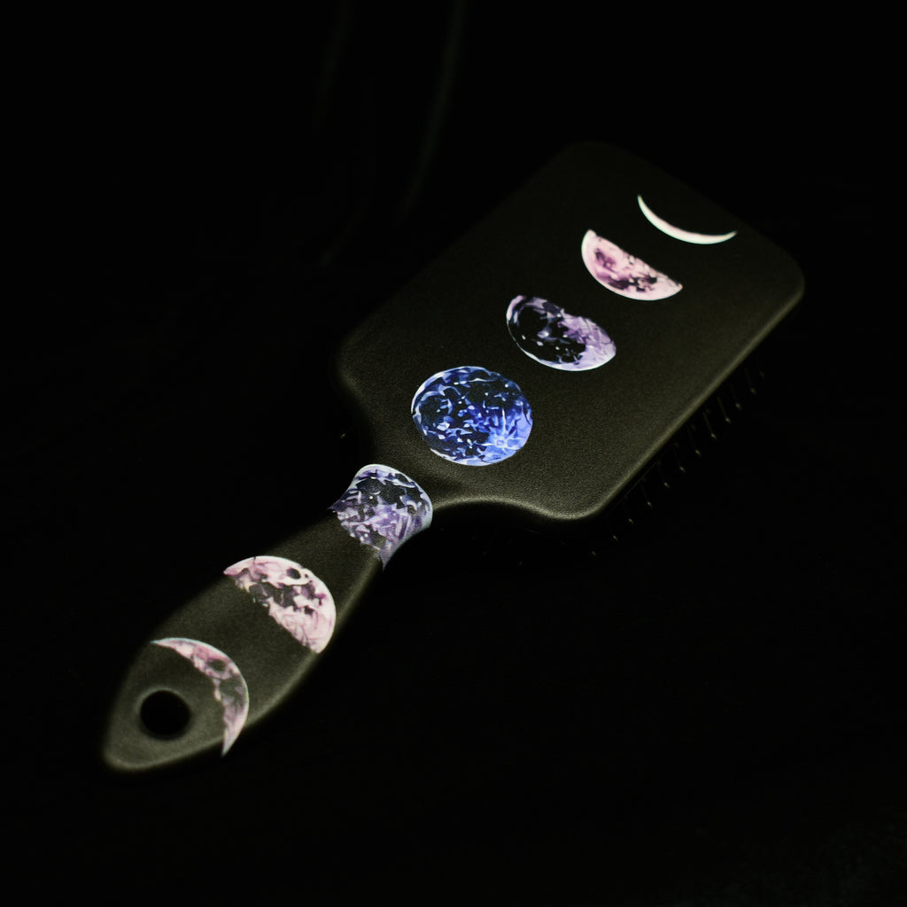 Gradient Moon Phase Hair Brush