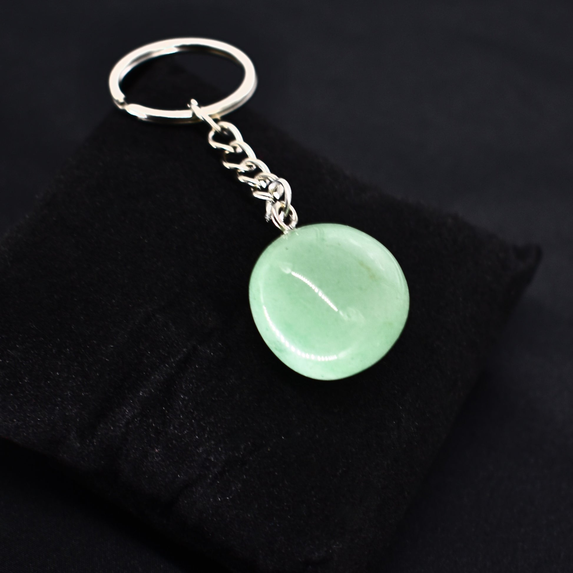 Aventurine Keyring