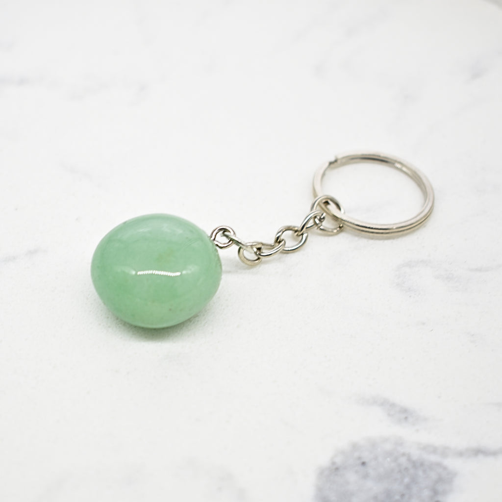 Aventurine Keyring