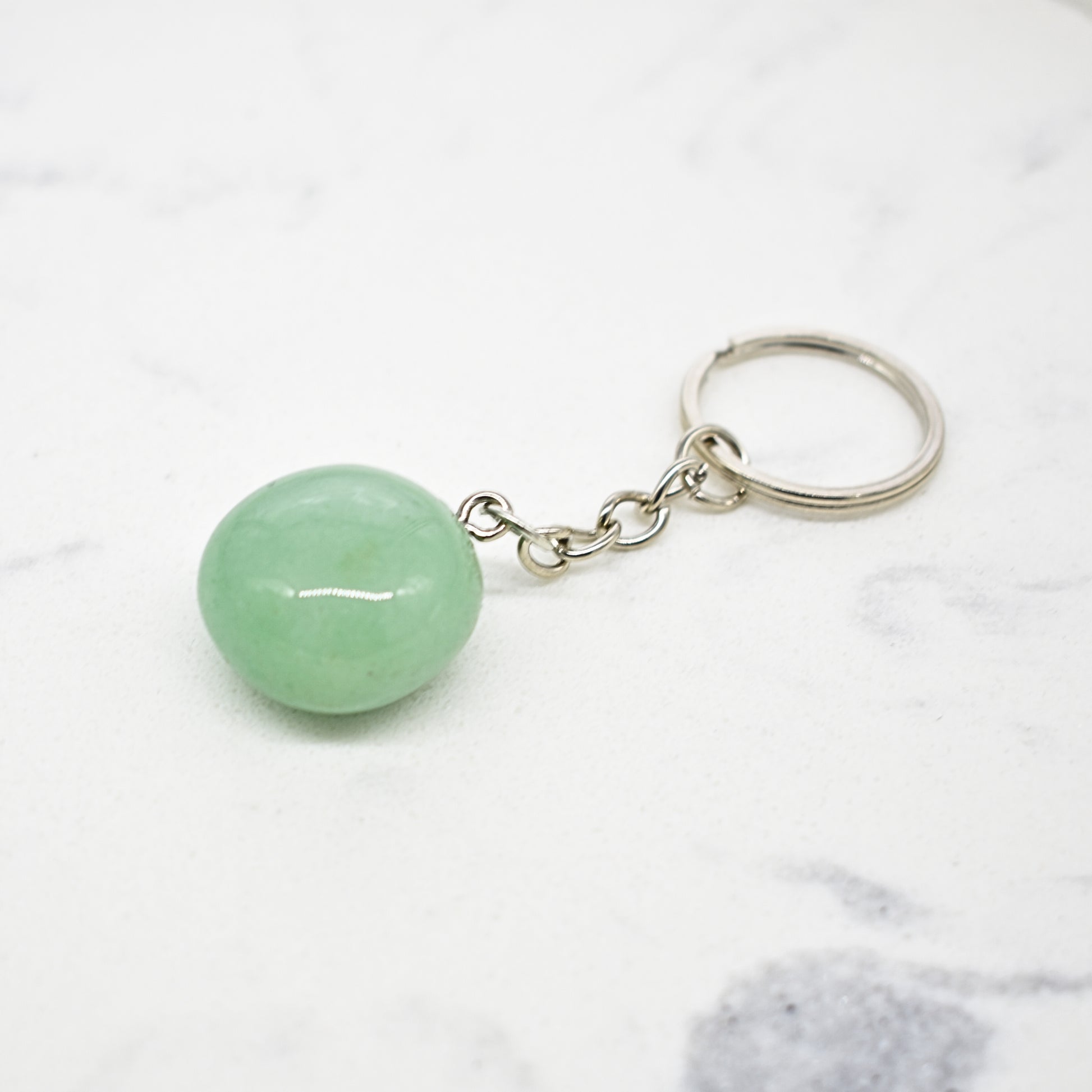 Aventurine Keyring