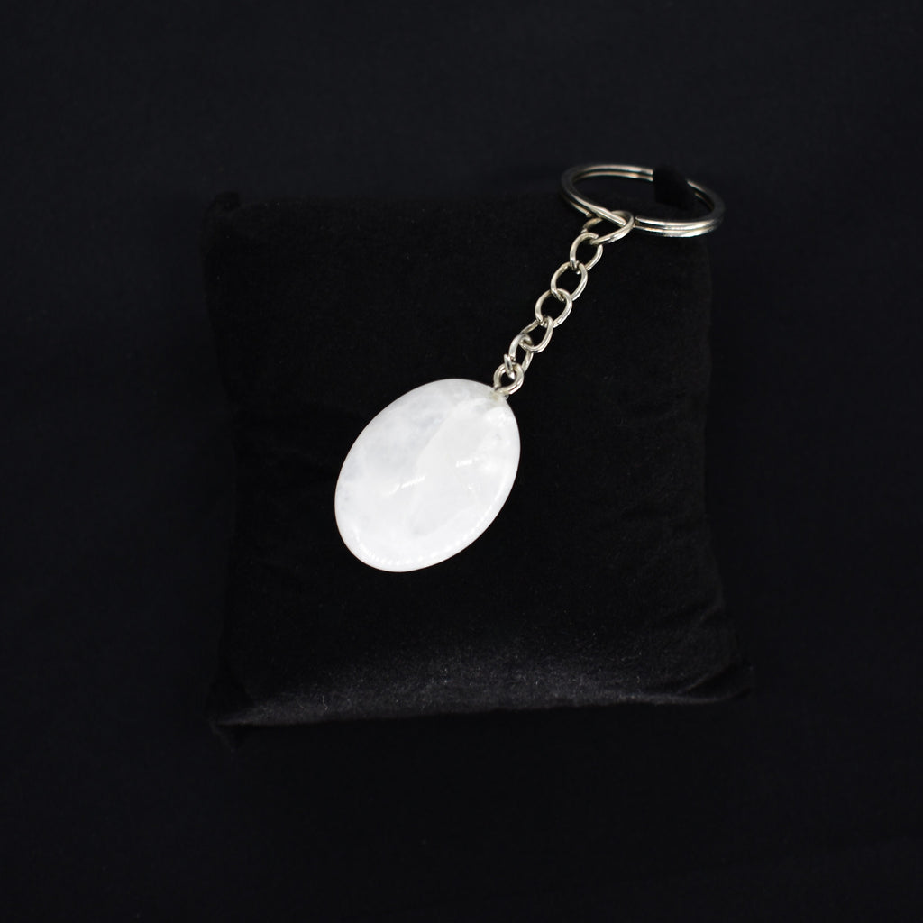 Clear Quartz Keyring