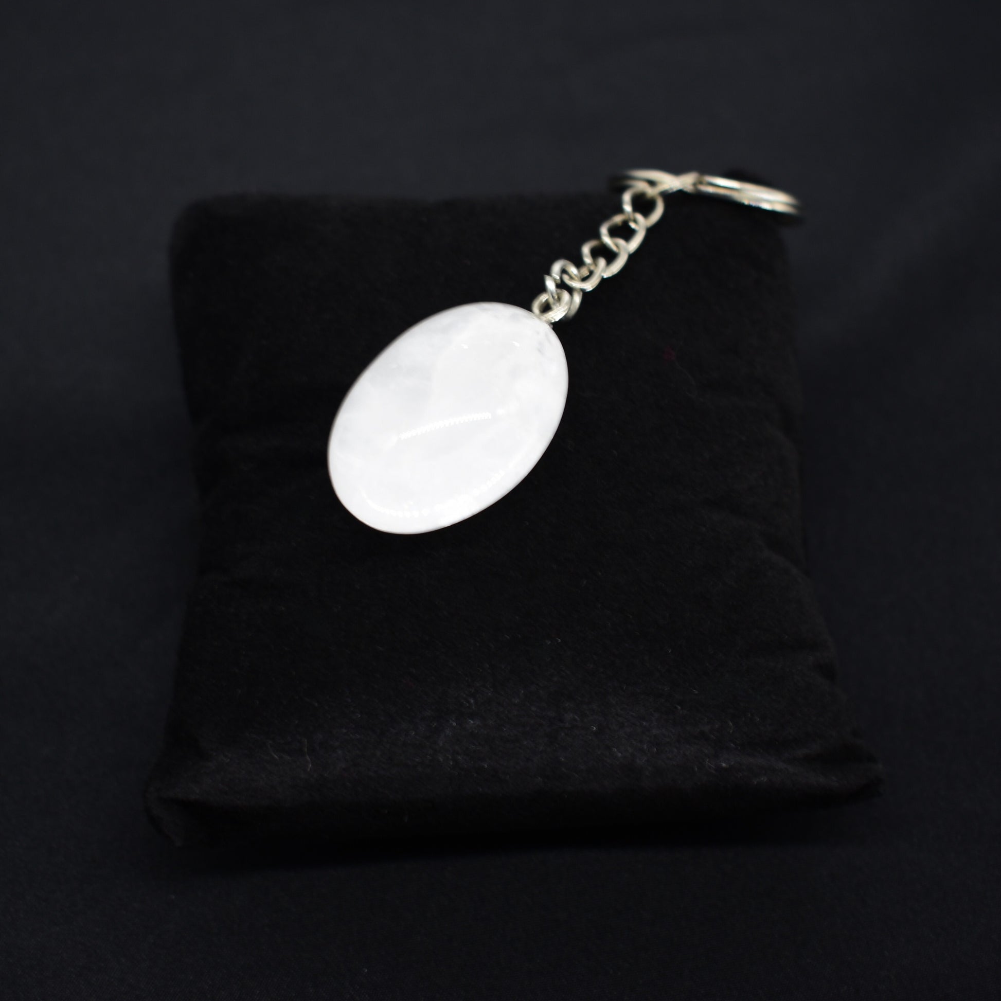Clear Quartz Keyring