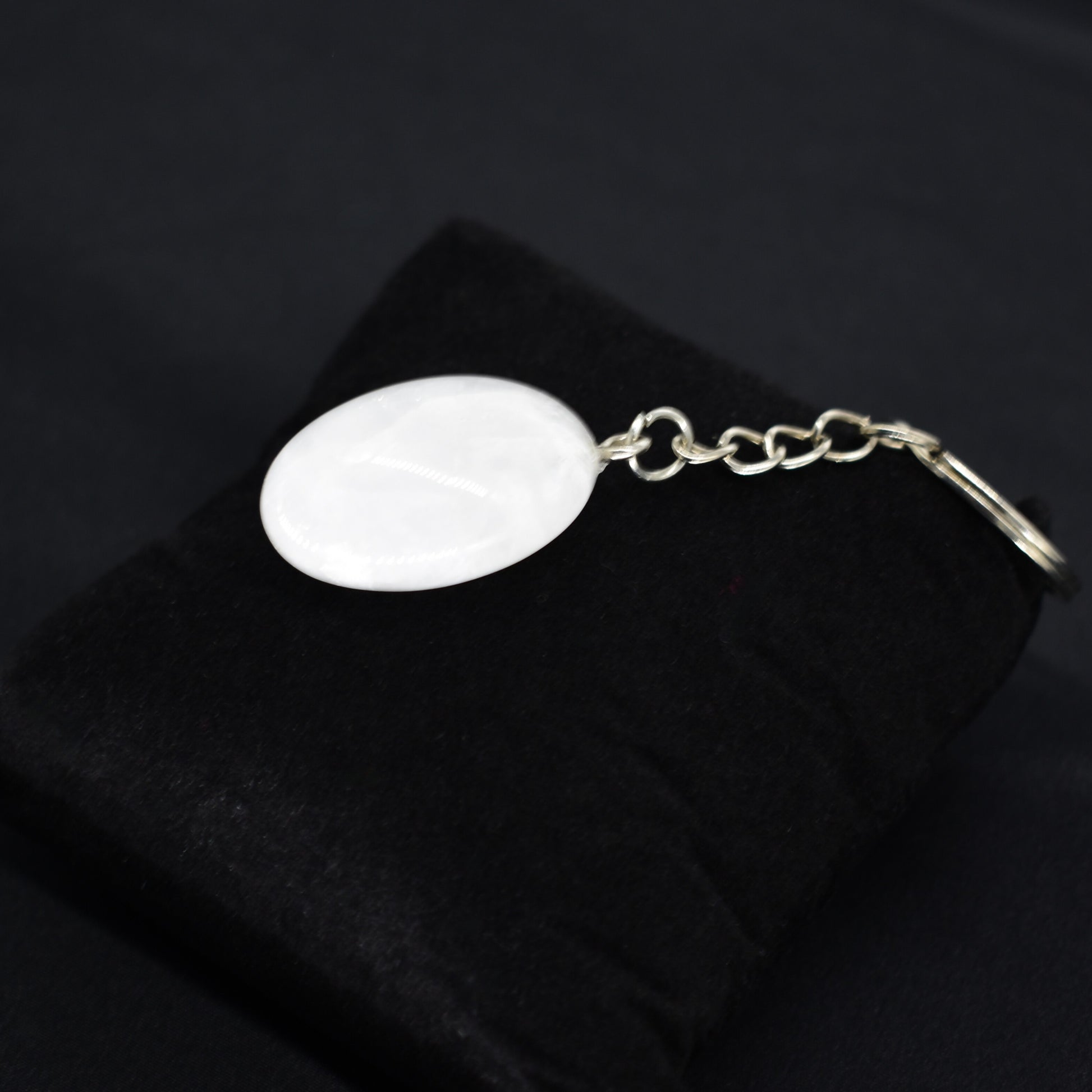 Clear Quartz Keyring
