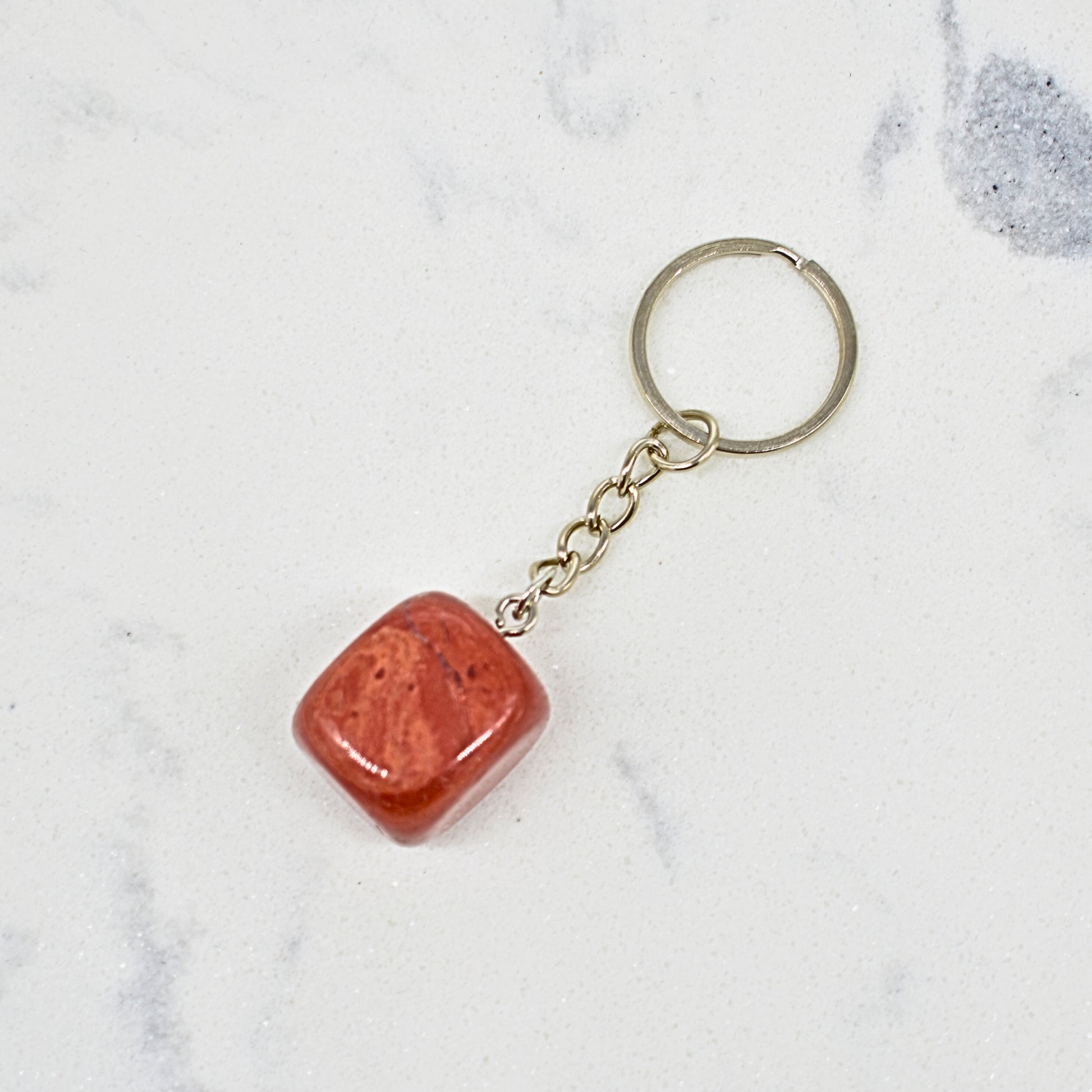 Red Jasper Keyring
