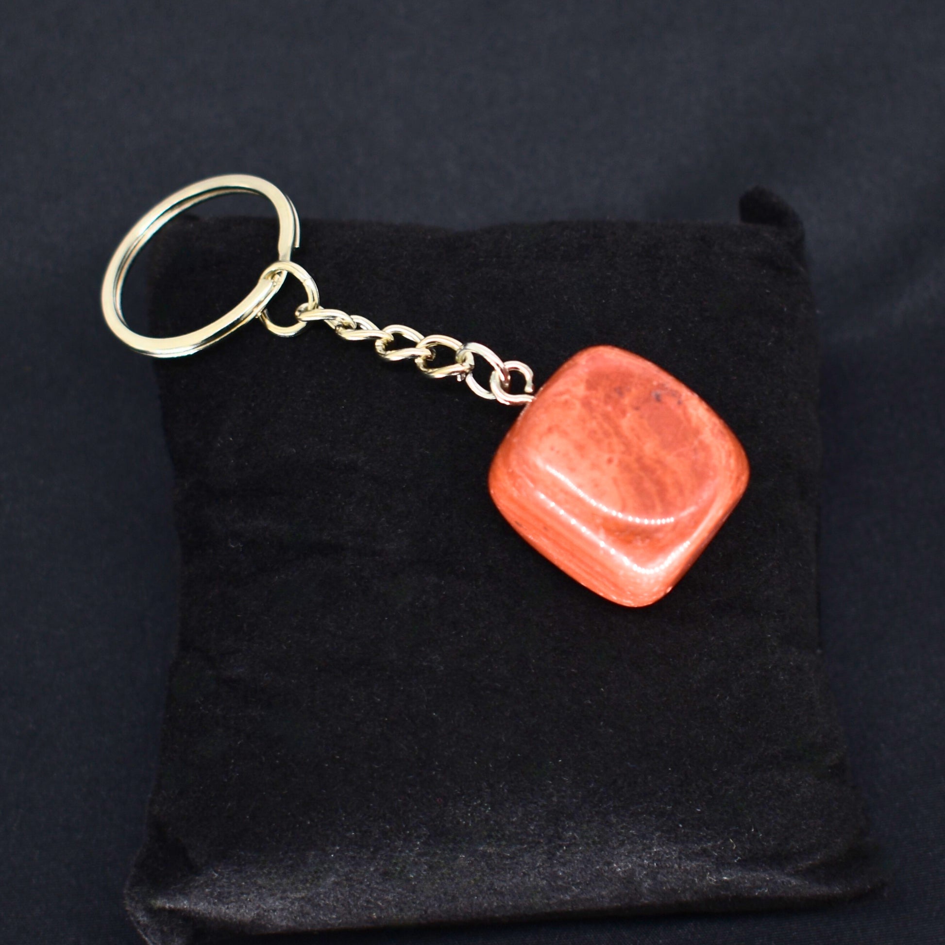 Red Jasper Keyring