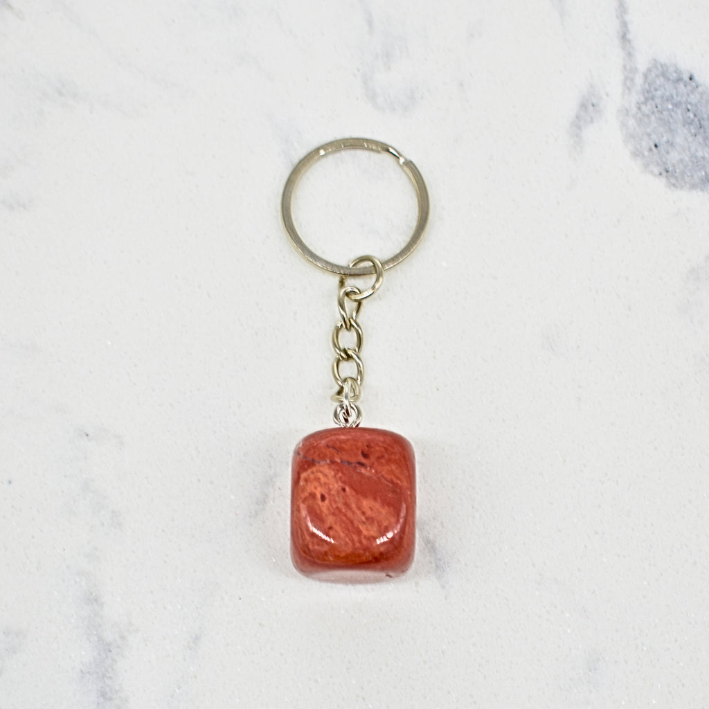 Red Jasper Keyring