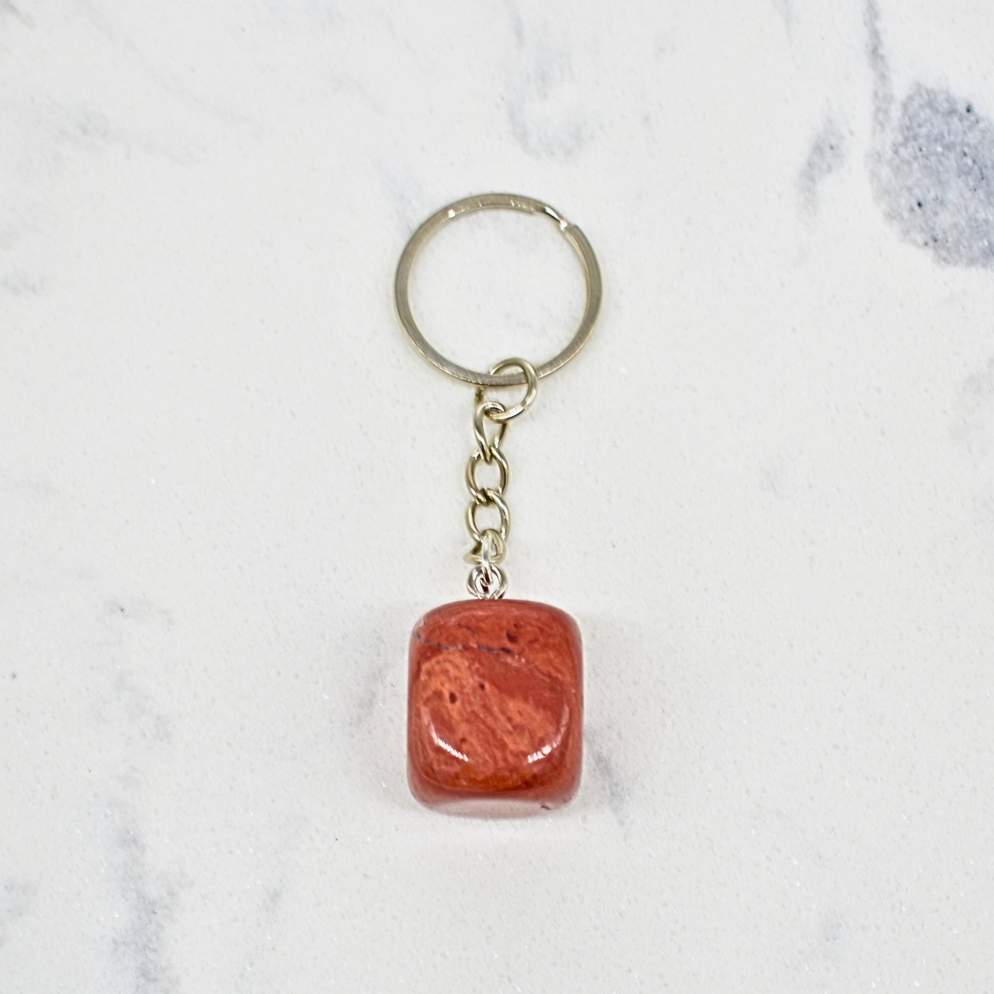 Red Jasper Keyring