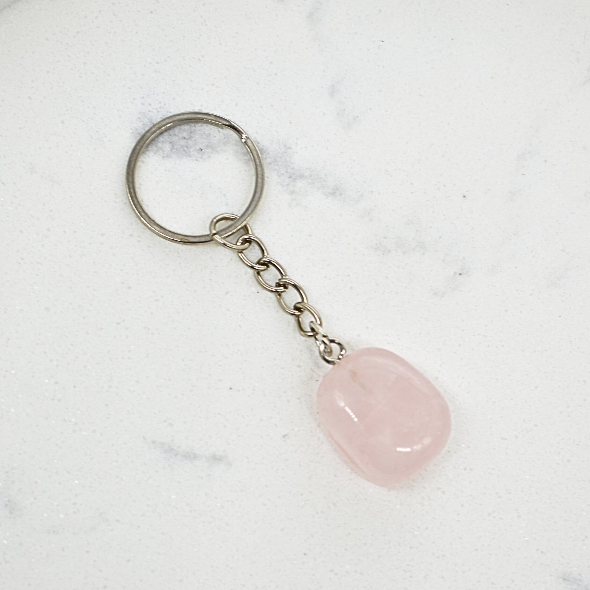 Rose Quartz Keyring