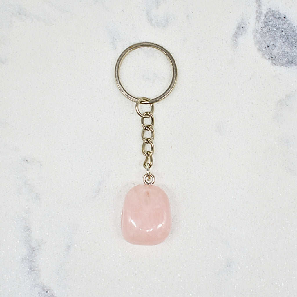 Rose Quartz Keyring