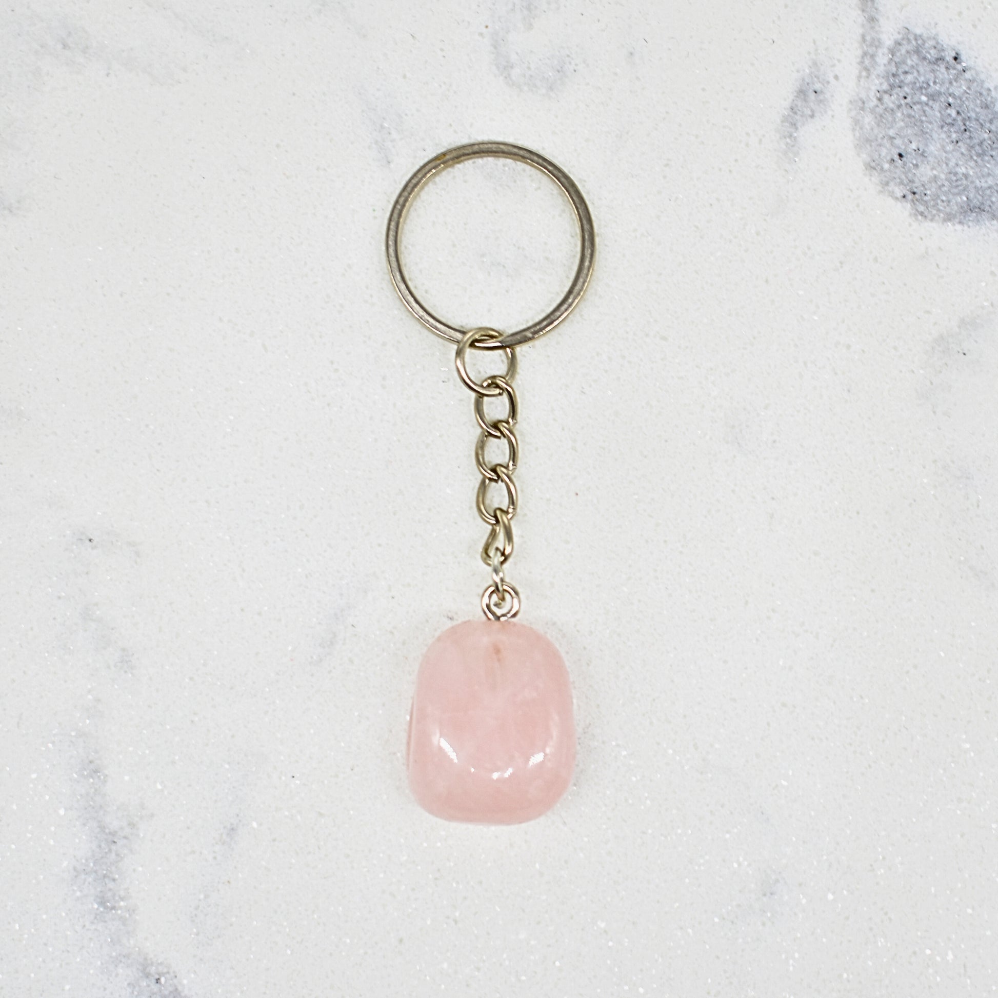 Rose Quartz Keyring