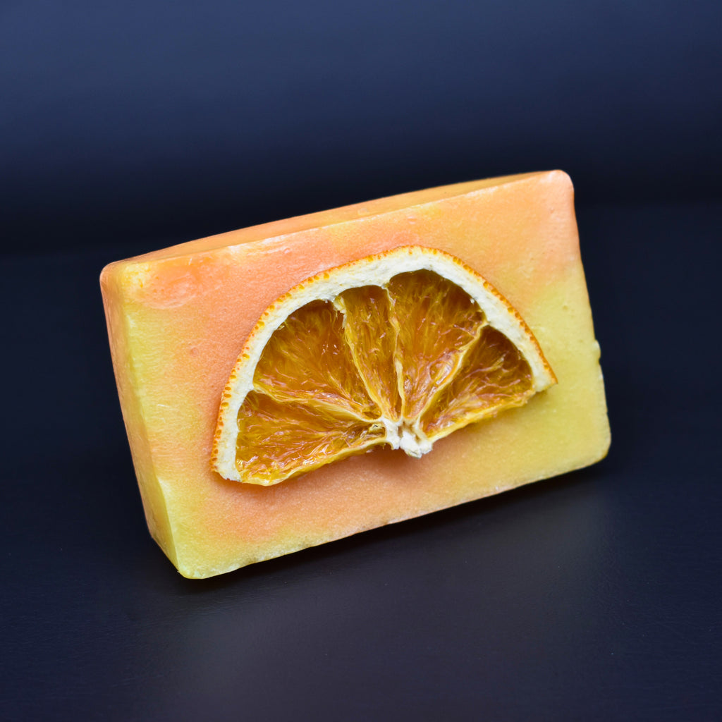 Dried Orange Motivation Herb Infused Soap Handmade 140g