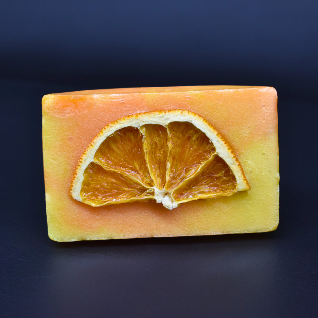 Dried Orange Motivation Herb Infused Soap Handmade 140g