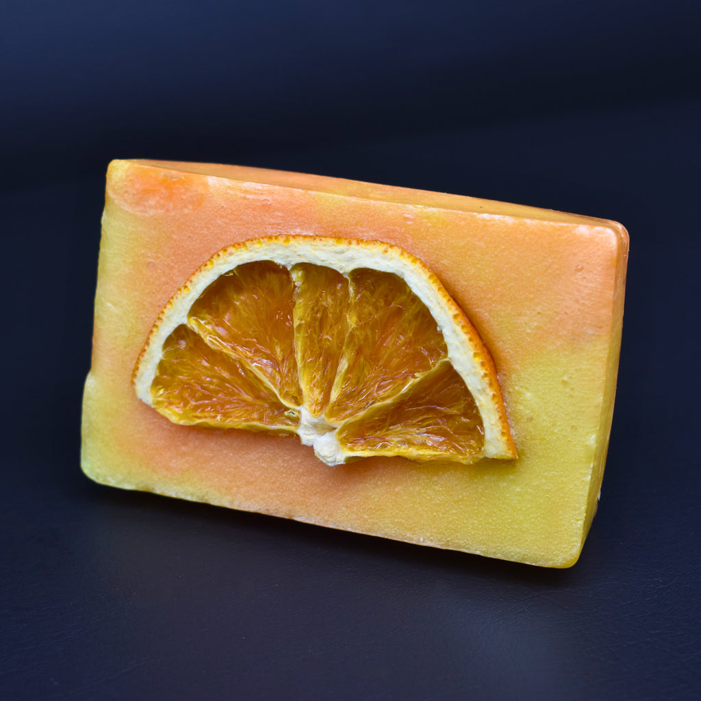 Dried Orange Motivation Herb Infused Soap Handmade 140g