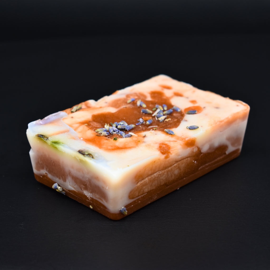 Stress Less Herb Infused Lavendar Soap Handmade 140g
