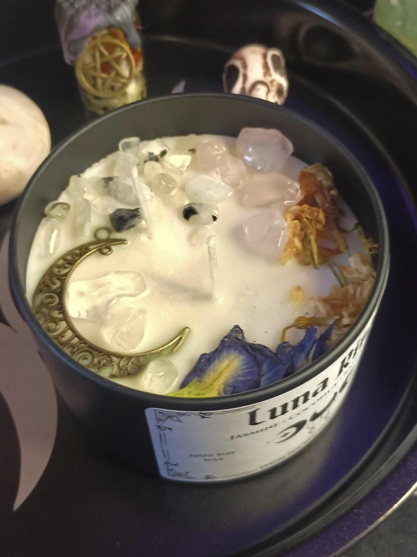 Luna Rites Intention Candle Jar