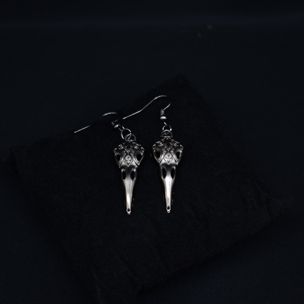 Raven Gun Black Hook Earring Set