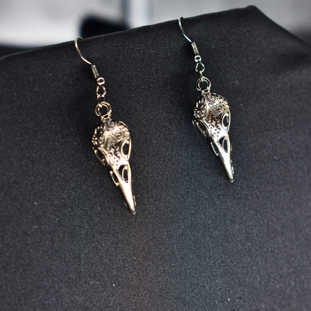 Raven Gun Black Hook Earring Set